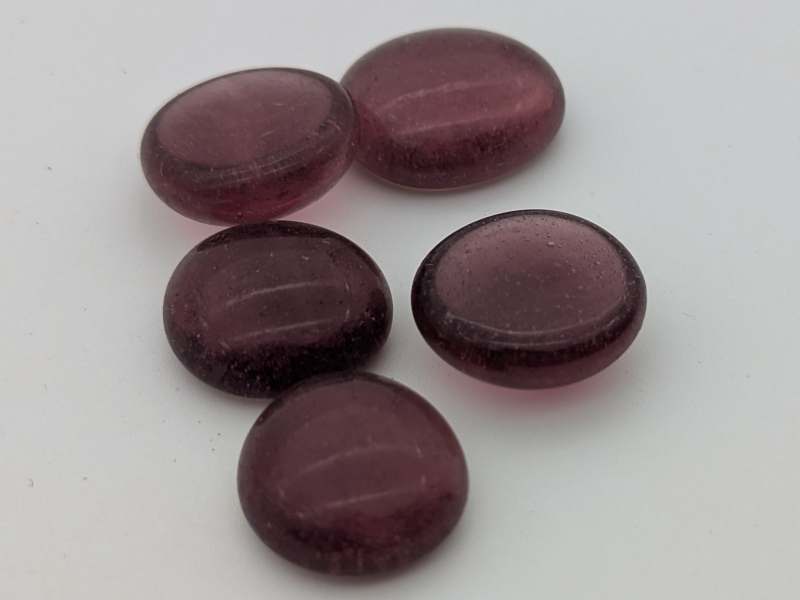 Glasnuggets amethyst transparent 15-17 mm/1 kg